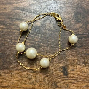 Premier Designs Pearl Two Strand Bracelet